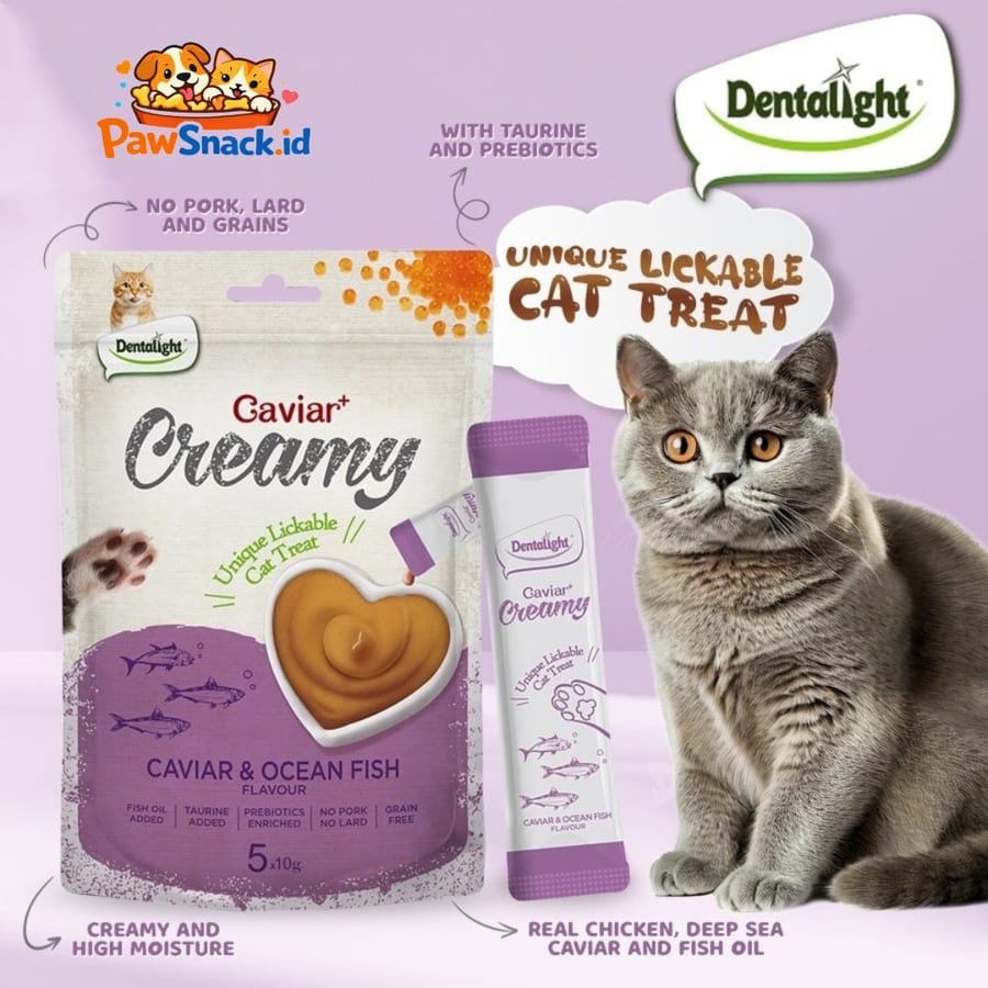Snack Kucing DENTALIGHT || Grain Free isi 5 x 10gr